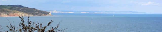 View from Beer Head, looking east - Ruth's coastal walk