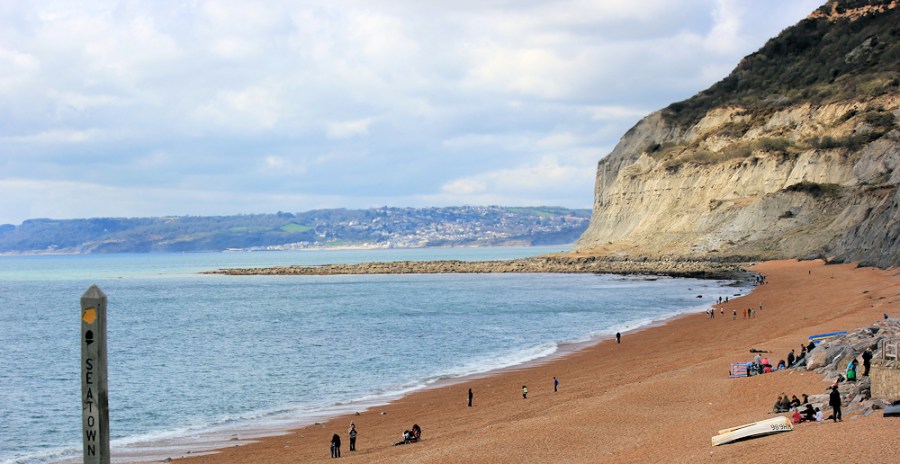 Seatown to Lyme Regis, Ruth walks around the coast of the UK