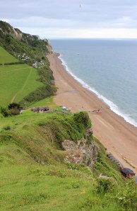 Branscombe Beach, Ruth's coastal walk through Devon.