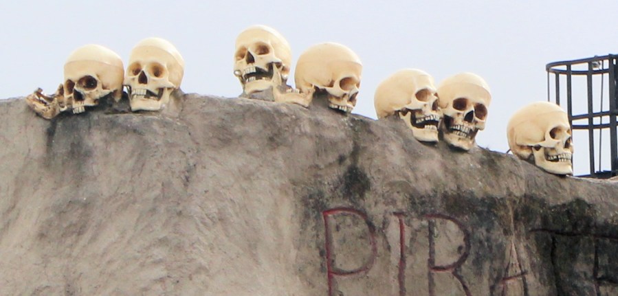 skulls, Dawlish Warren, Ruth's coastal walk, Devon