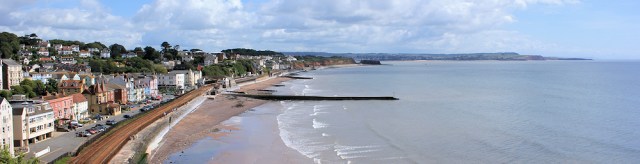 Dawlish, Ruth walking the South West Coast path, around the UK