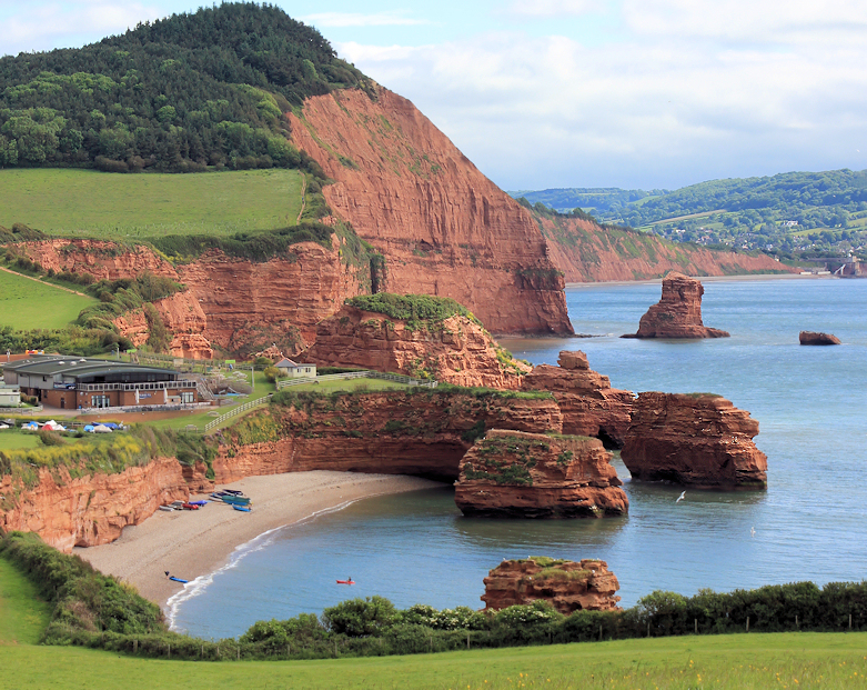 Ladram Bay, Ruth's coast walk, Devon