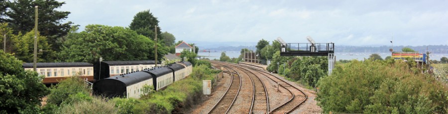 railway line, Ruth's coastal walk, Dawlish Warren