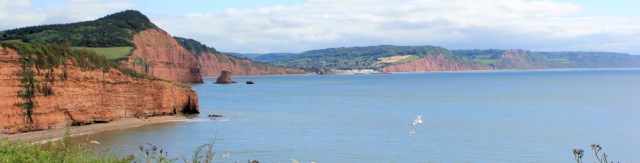 Back to Sidmouth, Ruth's coast walk through Devon