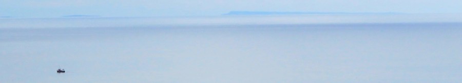 Island of Portland from Littleham Cove - Ruth's coast walk through Devon