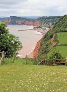 Salcombe Mouth, Ruth's coast walk