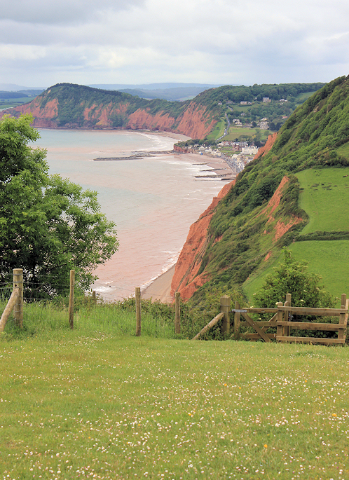 Salcombe Mouth, Ruth's coast walk