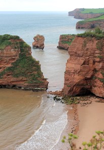 formations, Ladram Bay - Ruth's coast walk, Devon