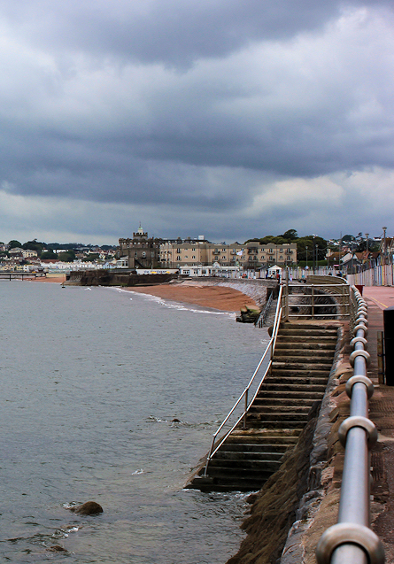 Paignton in the rain, Ruth's coast walk around the UK, Devon