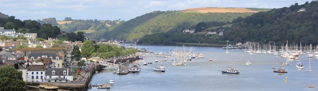 Dartmouth Harbour, Ruth's coastal walk.