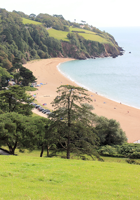 Blackpool Sands, Ruth's walk around the coast. Devon.