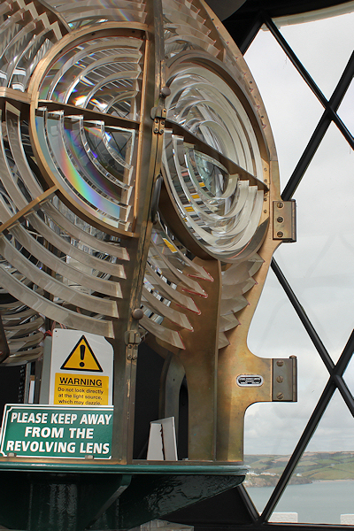 lighthouse lamp, Start Point light house - Ruth's coastal walk, Devon