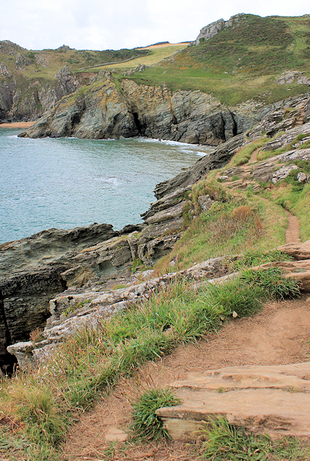 rocky path - Ruth's coastal walk, Devon