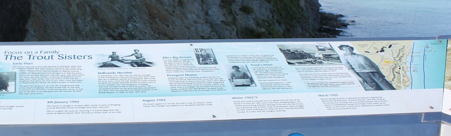 Hallsands and Trout Sisters - Ruth's coast walk.