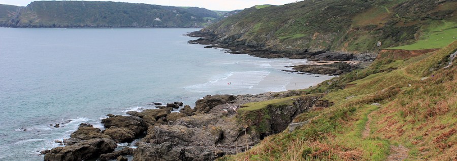 approaching Kingsbury Estuary - Ruth's coastal walk, Devon