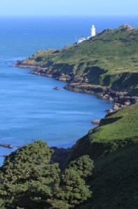 lighthouse at Start Point, Ruth's coastal walk