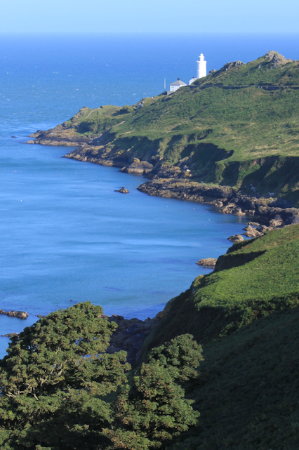 lighthouse at Start Point, Ruth's coastal walk