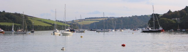 Salcombe. Ruth walking the South West Coast path in Devon
