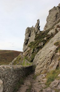 Sharp Tor, leaving Salcombe - South West Coast Path. Ruth's Coast Walk, Devon.