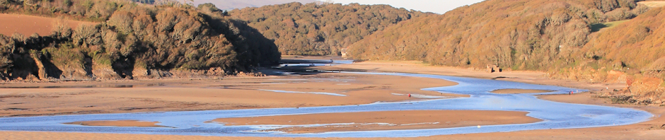 River Erme, Ruth's coastal walk.