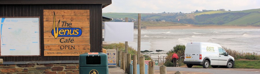 The cafe, Devon, Ruths walk along the South West Coast Path