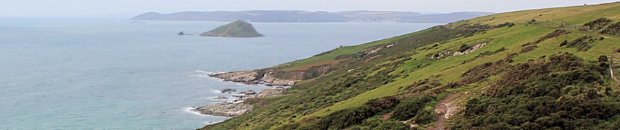 Great Mew Stone and Plymouth Sound, Ruth's coastal walk, UK