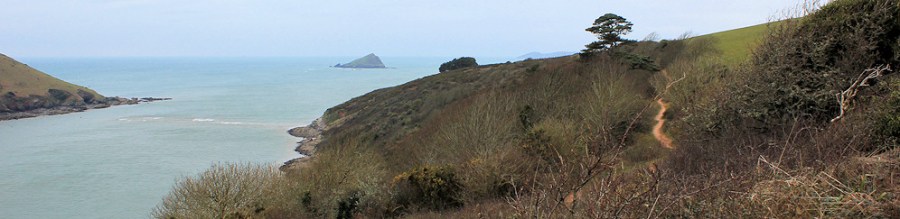 Yealm mouth and Great Mew Stone, Ruth's coastal walk, Devon