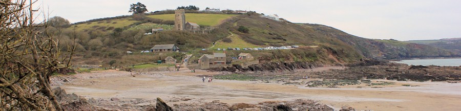 Wembury beach, Ruth walks the South West Coast Pat