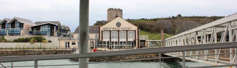 Water taxi, Ruth's coastal walk, Mount Batten, Plymouth