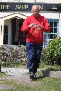  lunch in Pentewan, Ruth's coastal walk