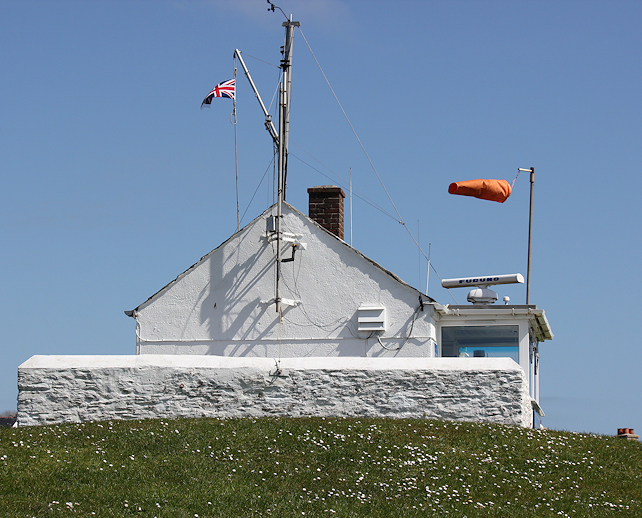 Polruan Look out Station, Cornwall, Ruth walks the coast