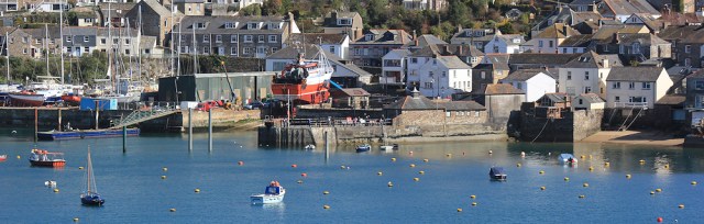  looking back at Polruan, Ruths coast walking