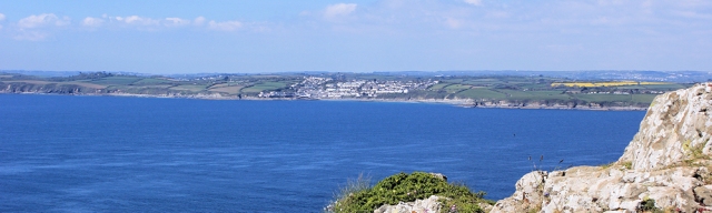 View from Nare Head, Ruth's coastal walk, Cornwall
