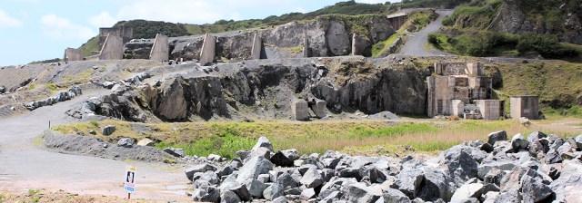 14 Dean Quarry, Ruth walking the South West Coast Path in Cornwall.