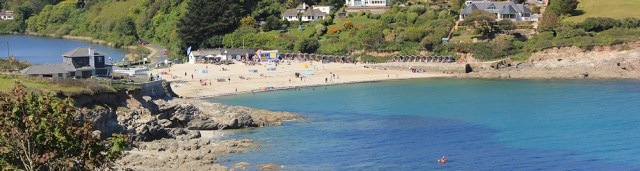 16 back to Swanpool Beach, Ruth on the SW Coast Path