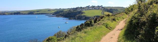 17 towards Maenporth along the South West Coast Path, Ruth's walk