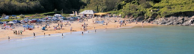 18 Maenporth Beach - Ruth on her Coastal Walk around the UK