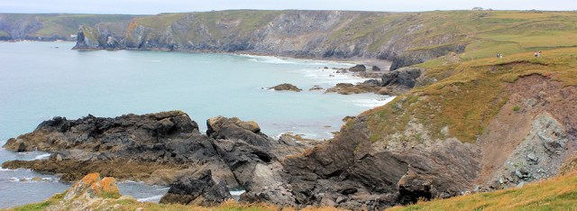 SWCP, Ruth walking round Lizard, Cornwall