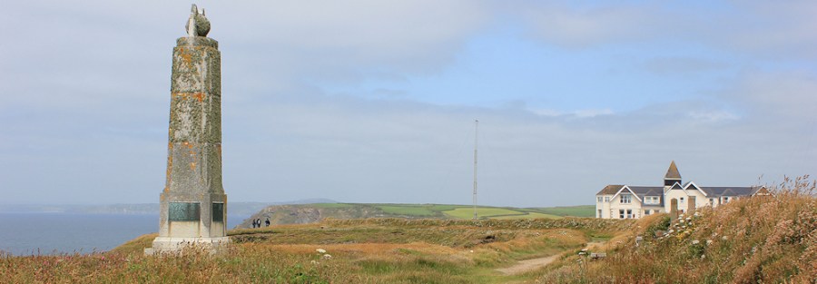 Marconi Monument, Ruth's coastal walking around the UK, Cornwall