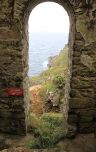 tin mine, interior, Ruth on SWCP, Cornwall
