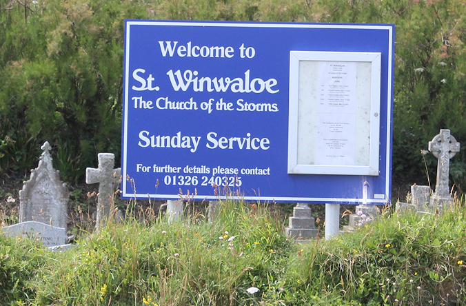St Winwaloe, Church of the Storms, Ruth on SWCP
