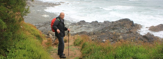 my husband's short cut, walking the SWCP, Cornwall