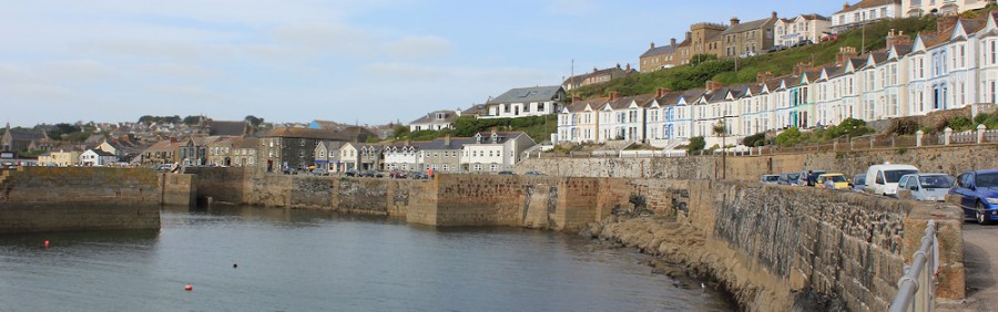Porthleven, Ruth on her walk around the coastline