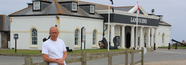 Lands End, Ruth's hubby, coastal walk