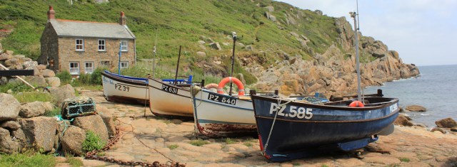 Penberth Cove, Ruth Livingstone walking the coast of Cornwall