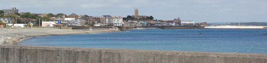 View of Penzance from Newlyn, Ruth coastal walking