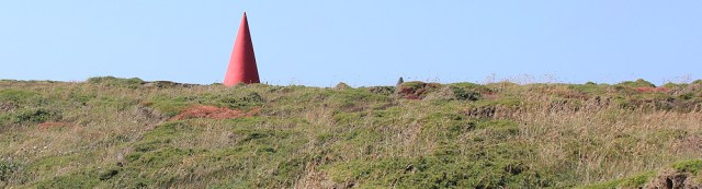 Navigation Markers, Gwennap Head, Ruth's coast walk