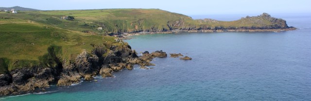 04 Gurnards Head, Ruth walking the coast, Cornwall