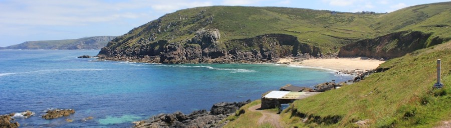 06 Pendeen Watch, Ruth walking round the coast, SWCP, Cornwall