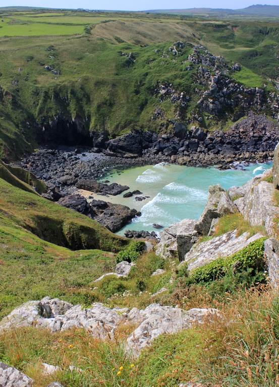 Pendour Cove, mermaid territory, Ruth's coastal walk in Cornwall